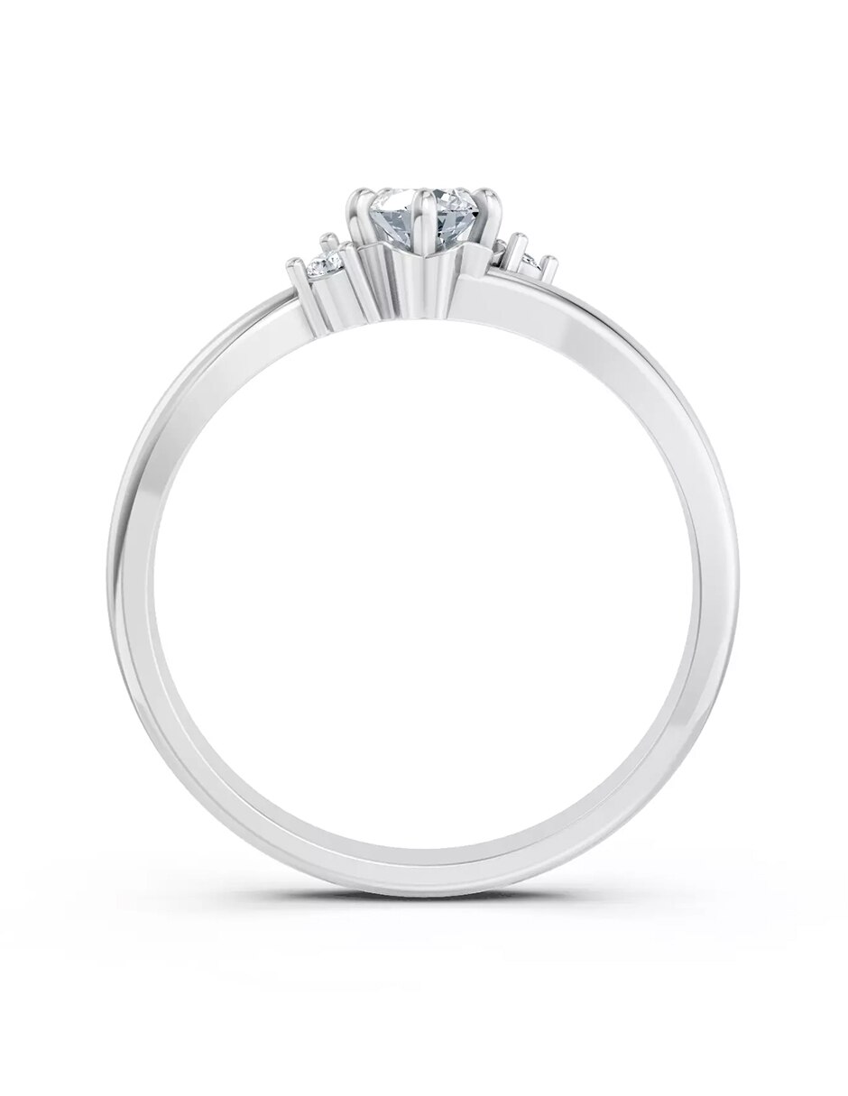 Anillo de compromiso de oro 18 k Amore Mio! 2