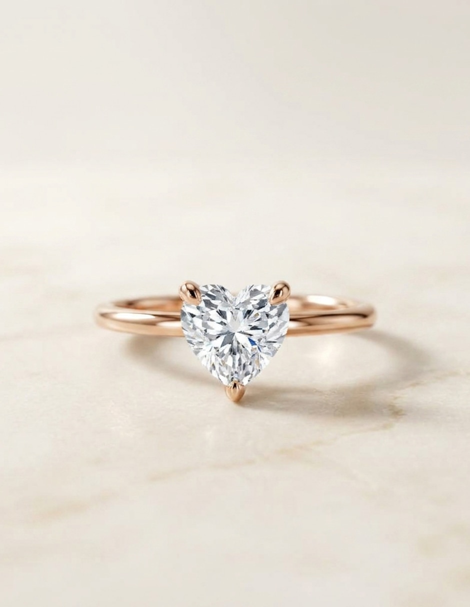 Anillo de compromiso de oro 18 k zirconia cúbica 5