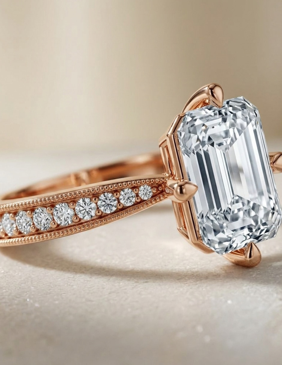 Anillo de compromiso de Oro 18 k zirconia cúbica 7