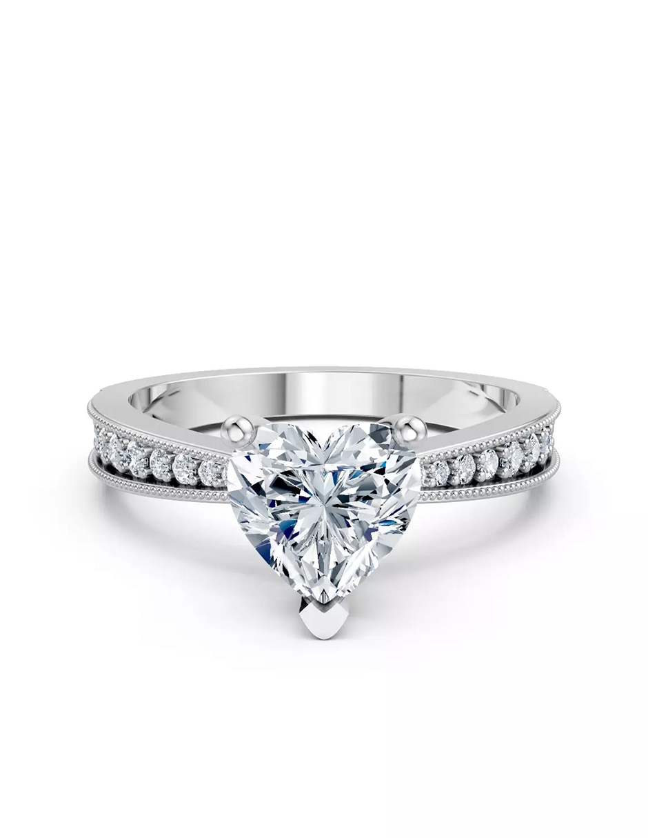 Anillo de compromiso de Oro 14 k zirconia cúbica Anillo de compromiso de Oro 14 k zirconia cúbica