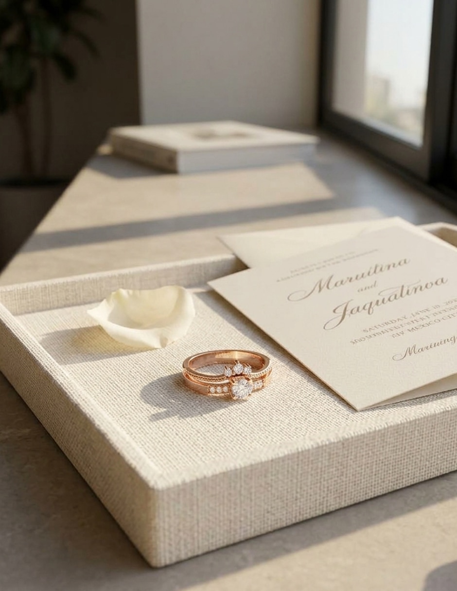 Anillo de compromiso de oro 14 k zirconia cúbica 4