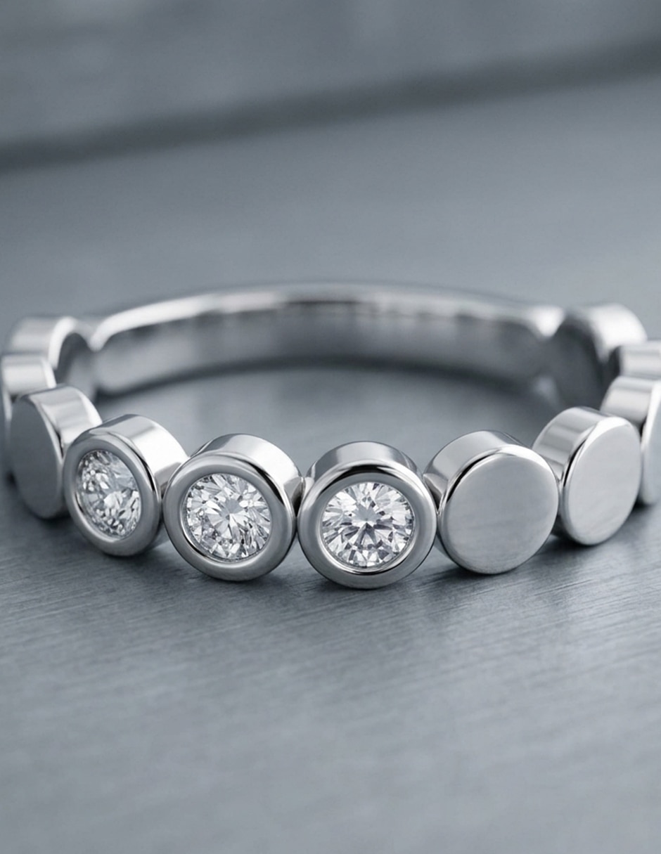 Anillo de compromiso de oro 14k zirconia cúbica 9