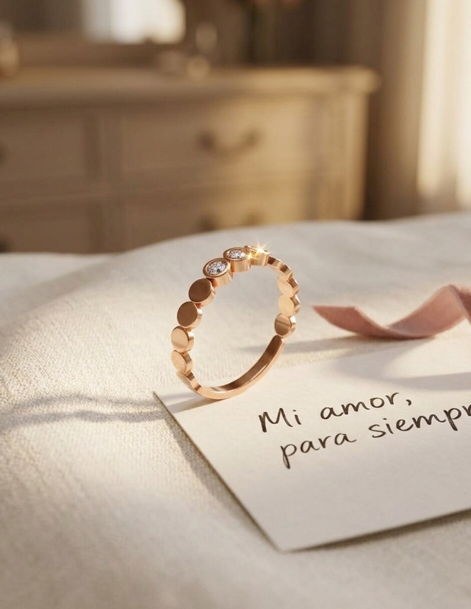 Anillo de compromiso 18 k Amore Mio! 6
