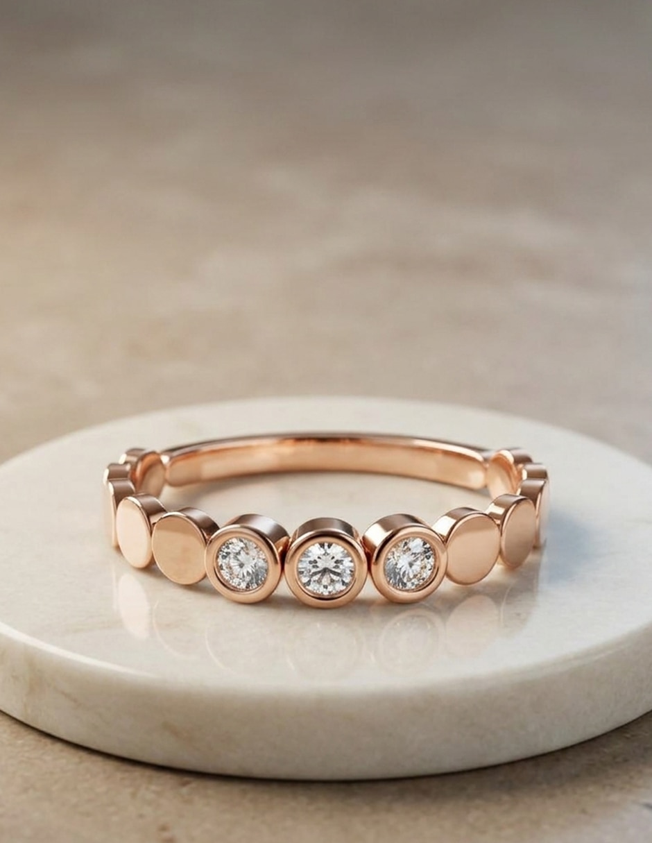Anillo de compromiso 18 k Amore Mio! 8