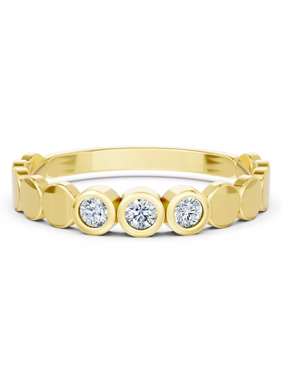 Anillo de compromiso de oro 18 k Amore Mio zirconia cúbica