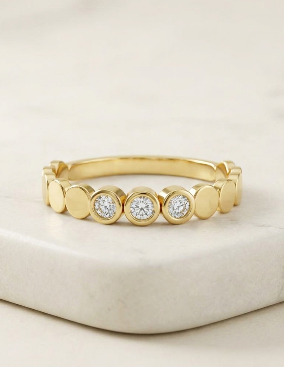 Anillo de compromiso de oro 18 k Amore Mio zirconia cúbica