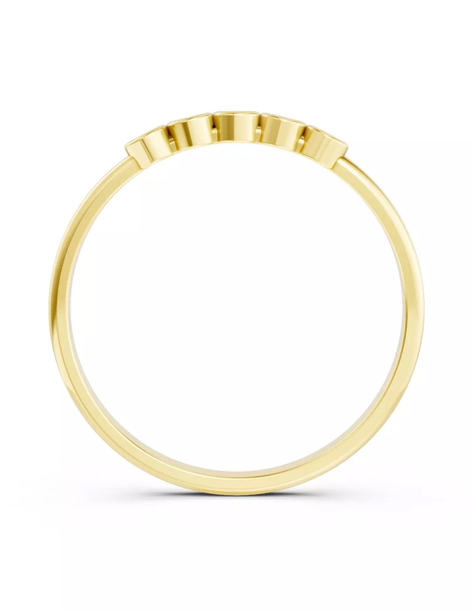 Anillo de compromiso de oro 18 k Amore Mio zirconia cúbica