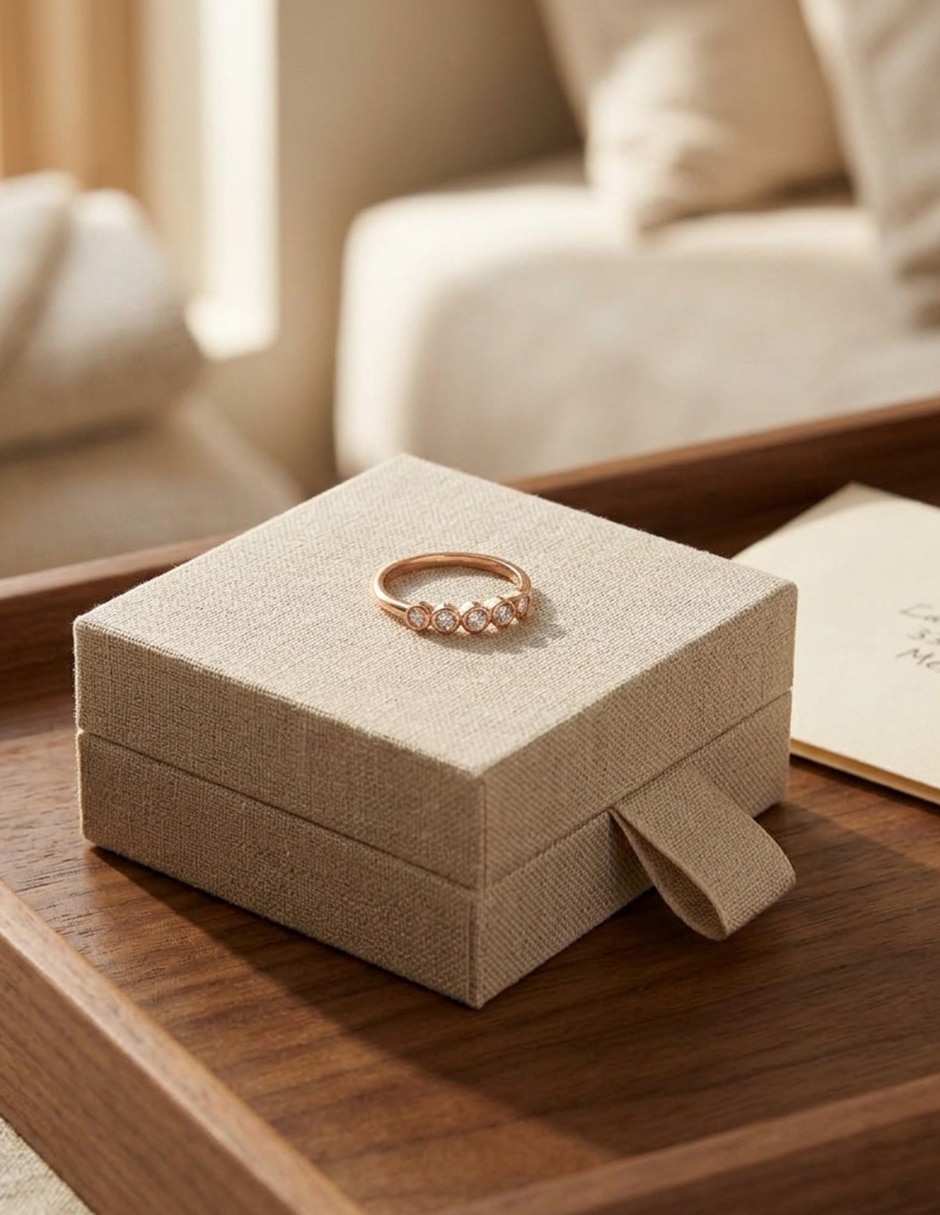 Anillo de compromiso de oro 18 k zirconia cúbica 5
