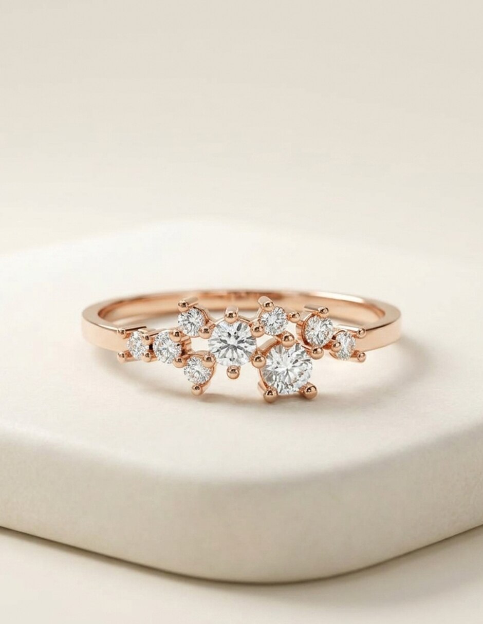 Anillo de compromiso 14 k Amore Mio! 5