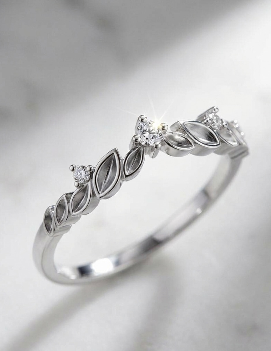 Anillo de compromiso de oro 18 k zirconia cúbica 5