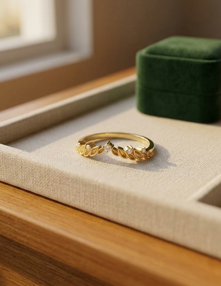 Anillo de compromiso de oro 14k Amore Mio zirconia cúbica