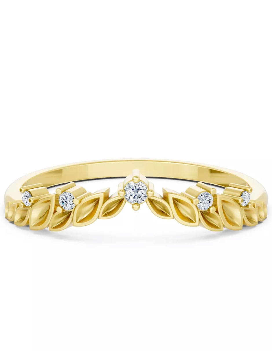 Anillo de compromiso de oro 18 k Amore Mio zirconia cúbica