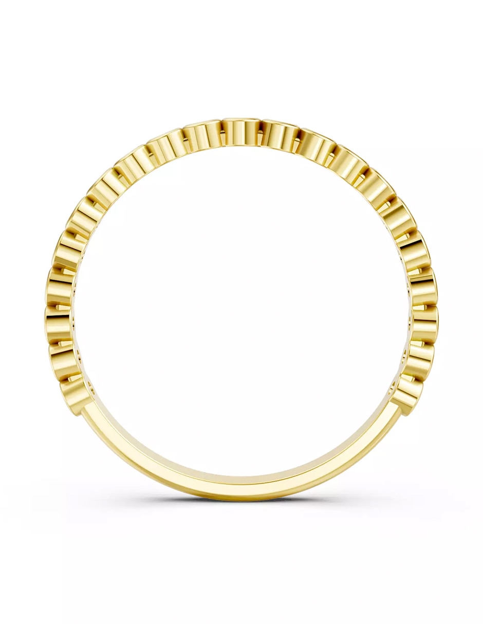 Anillo de compromiso de oro 9 k Amore Mio zirconia cúbica