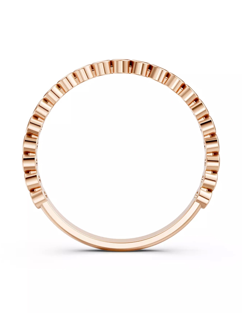 Anillo de compromiso de oro 9 k zirconia cúbica 2