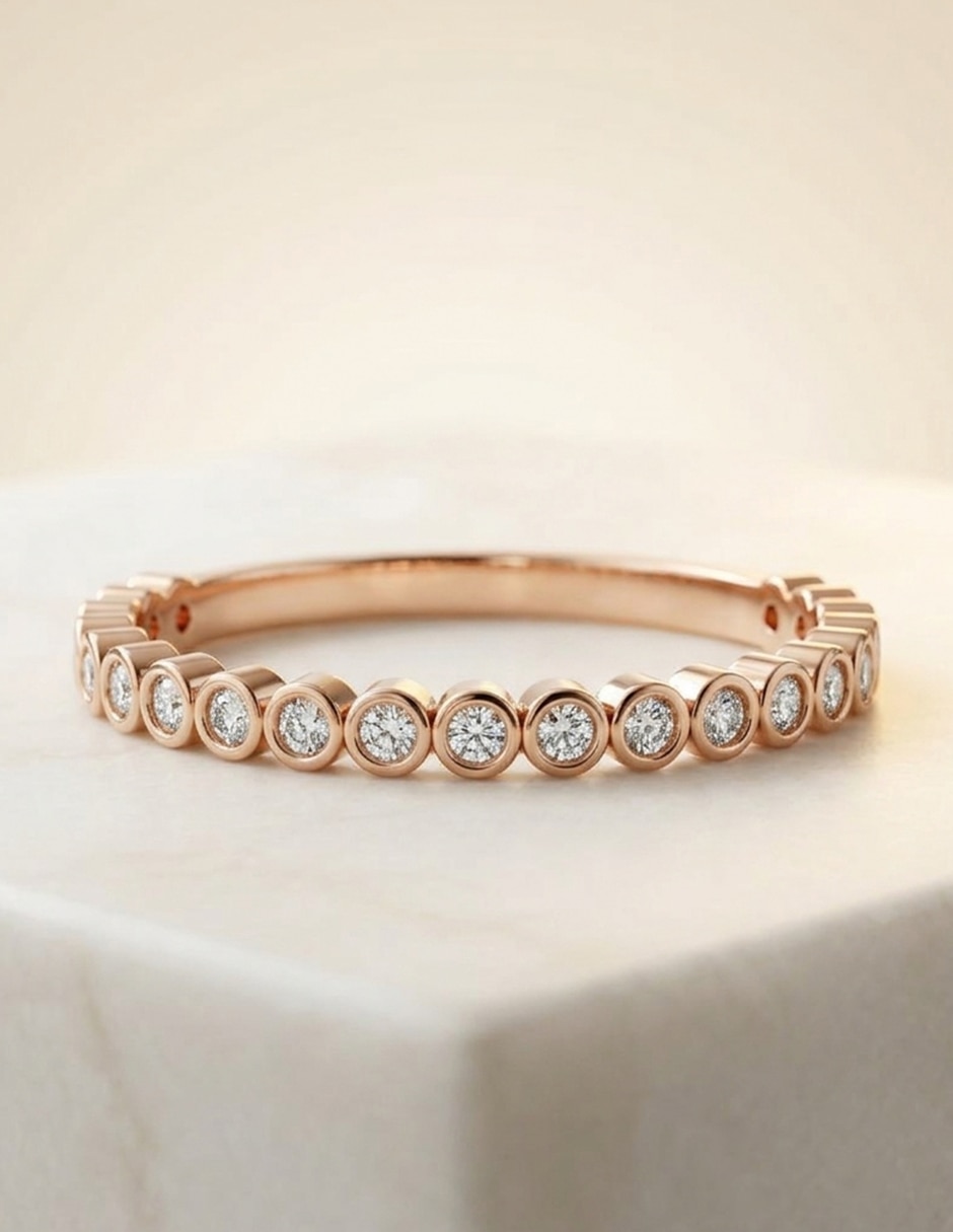 Anillo de compromiso de oro 9 k zirconia cúbica 5