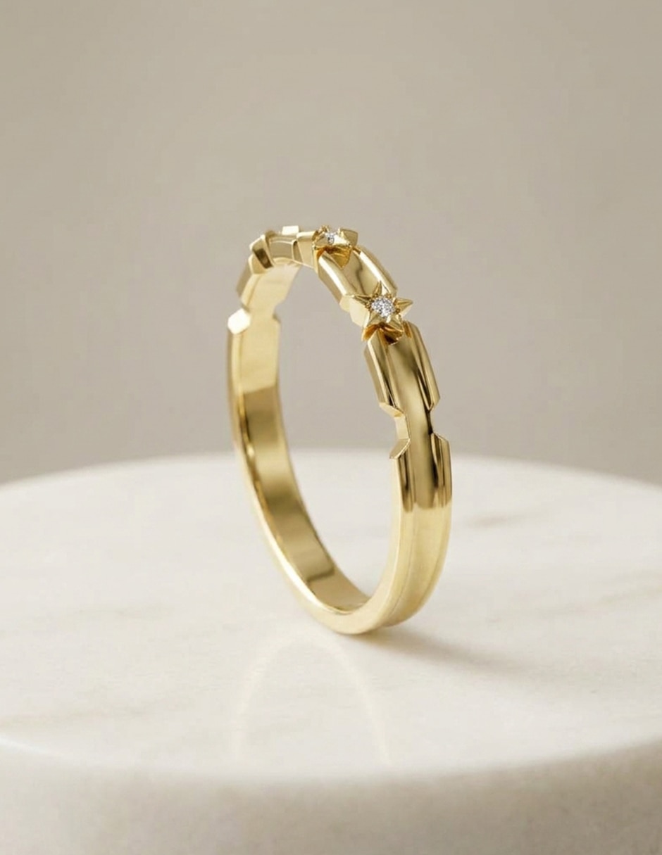 Anillo de compromiso de oro 18 k Amore Mio zirconia cúbica