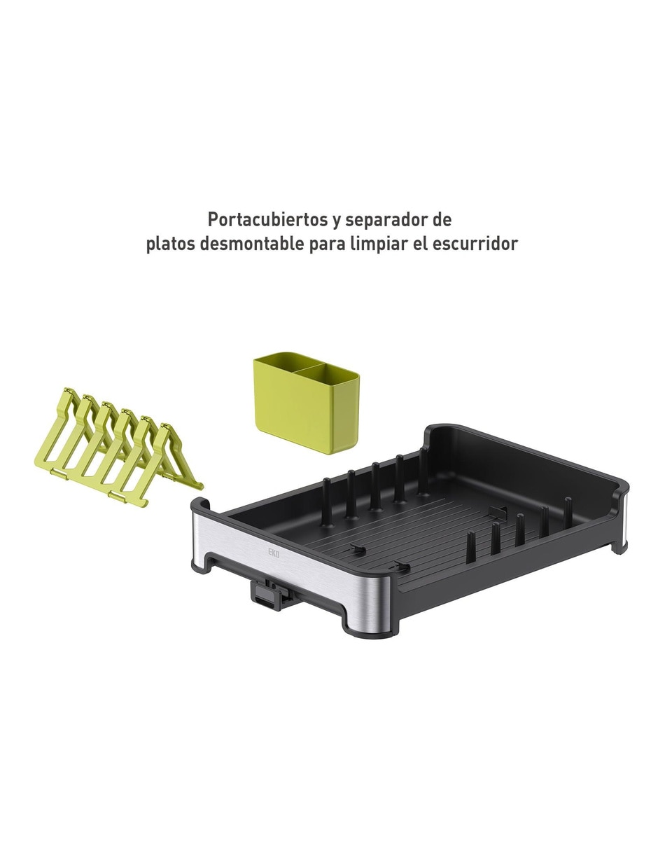 Escurridor de trastes regal de acero inoxidable 4