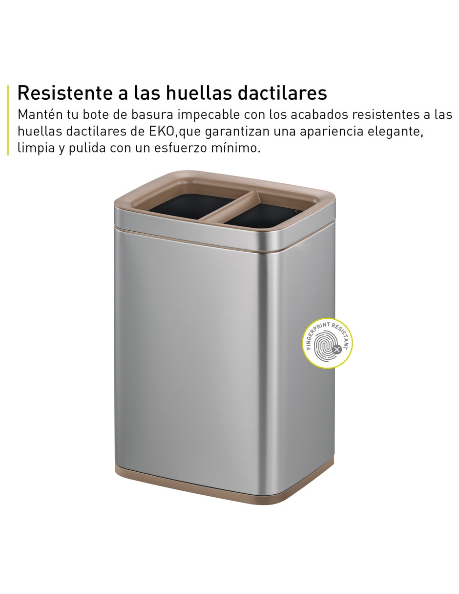 Bote de basura laguna de acero inoxidable 3