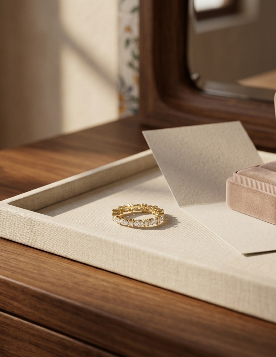 Anillo de compromiso de oro 18 k Amore Mio zirconia cúbica