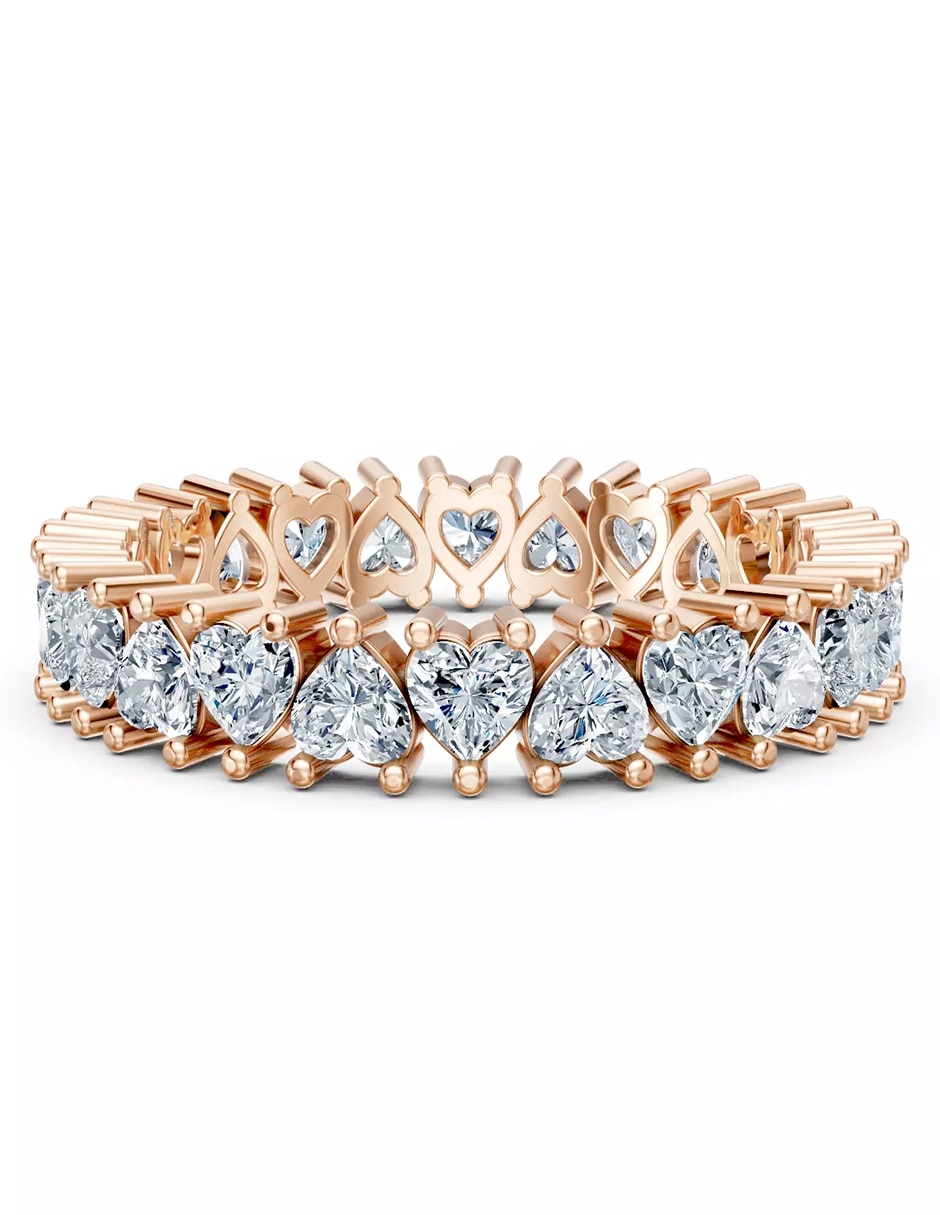 Anillo de compromiso de oro 14 k zirconia cúbica 1