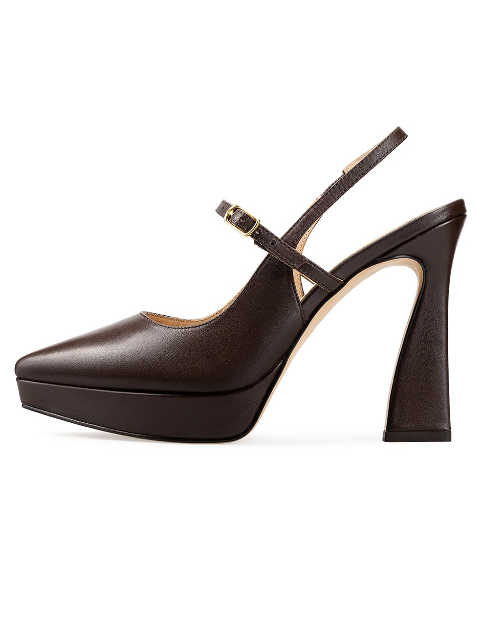 Zapatilla de piel Davenia