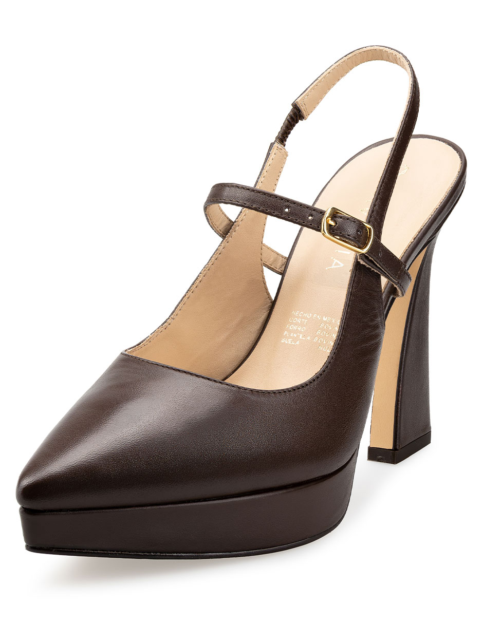 Zapatilla de piel Davenia