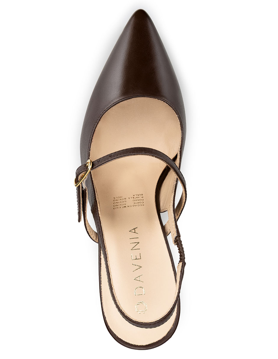 Zapatilla de piel Davenia