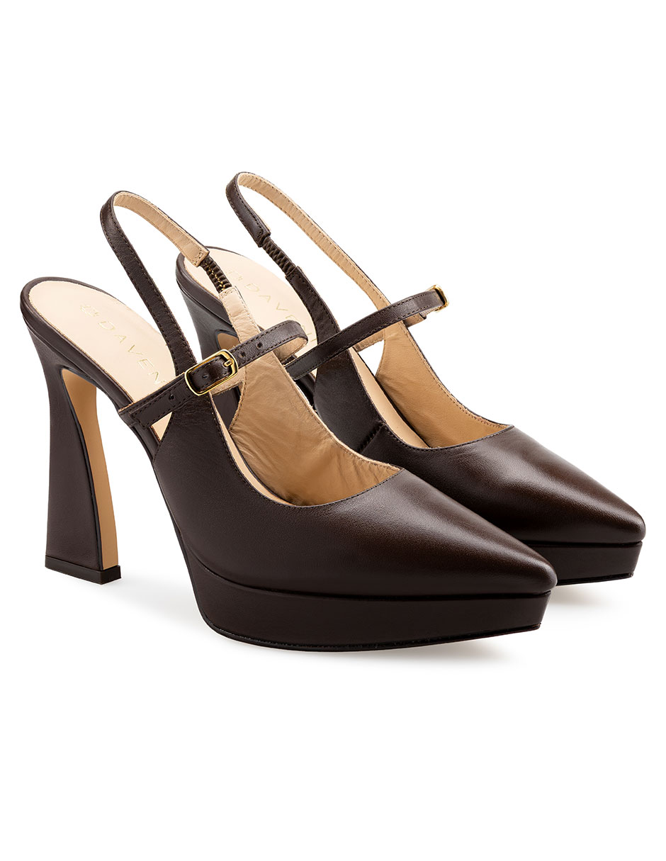 Zapatilla de piel Davenia