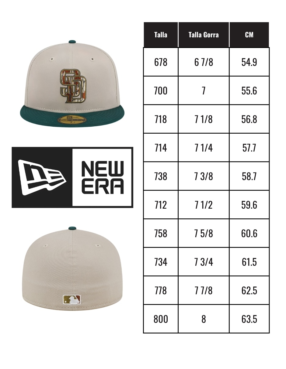 Gorra visera plana cerrada para béisbol san diego padres san diego padres para unisex 4