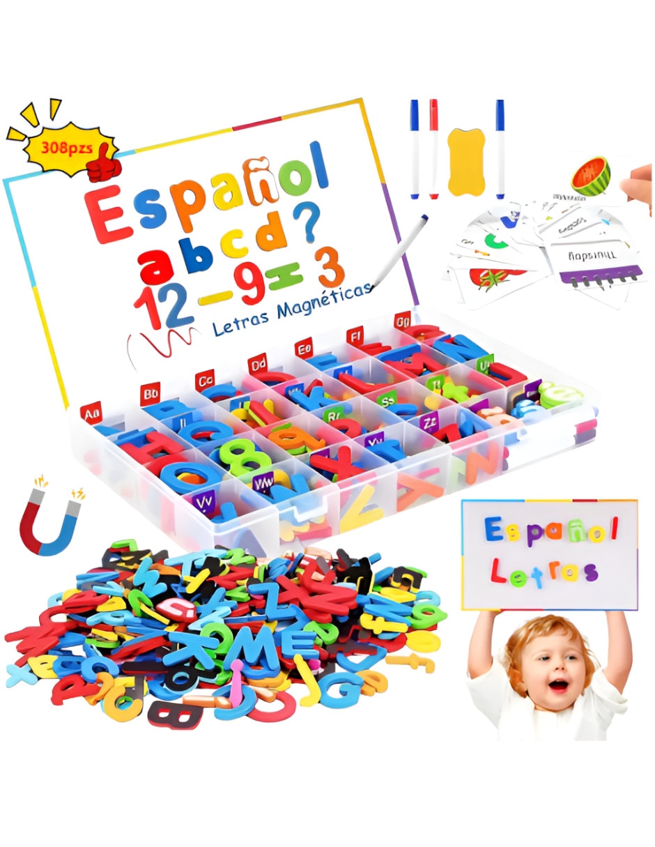 Juguete interactivo de letras magnéticas Xtellar