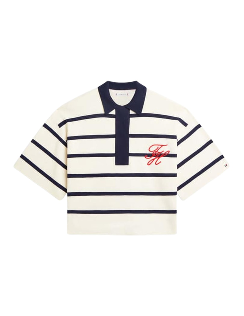 Suéter Tommy Hilfiger cuello polo para hombre