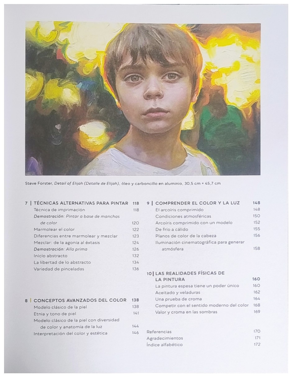 Libro Pintar Retratos Luminosos Guía completa para Representar Rasgos Faciales, Tonos de Piel, La Luz de Steve Forster 5