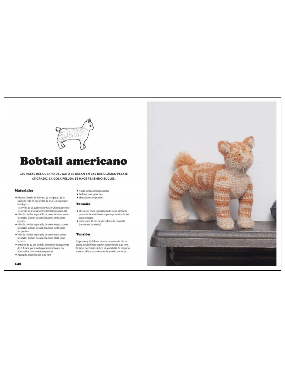 Libro Gatos a Ganchillo Cree sus Propios Gatitos Adorables a Crochet de Vanessa Mooncie