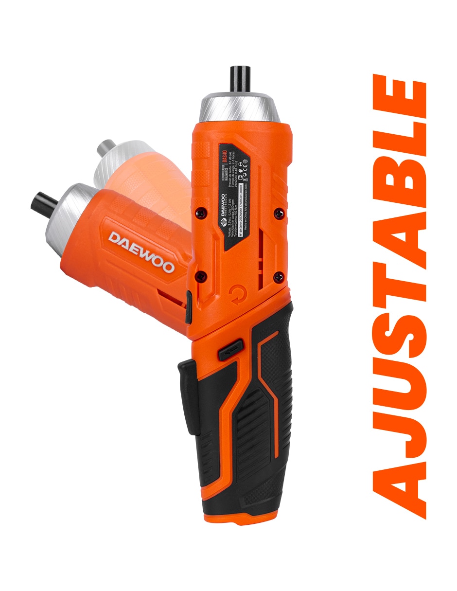 Atornillador y accesorios eléctricos Daewoo 6 Piezas