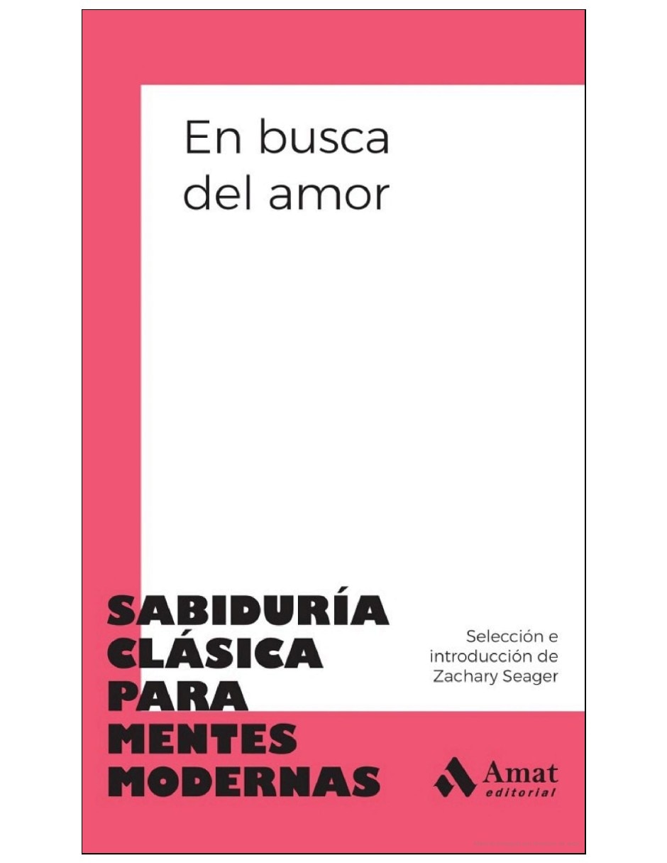 Libro En Busca del amor de Zachary Seager Libro En Busca del amor de Zachary Seager