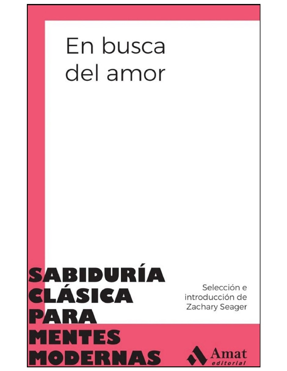 Libro En Busca del amor de Zachary Seager