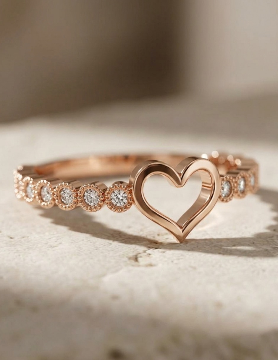 Anillo de compromiso de oro 9 k zirconia cúbica 5