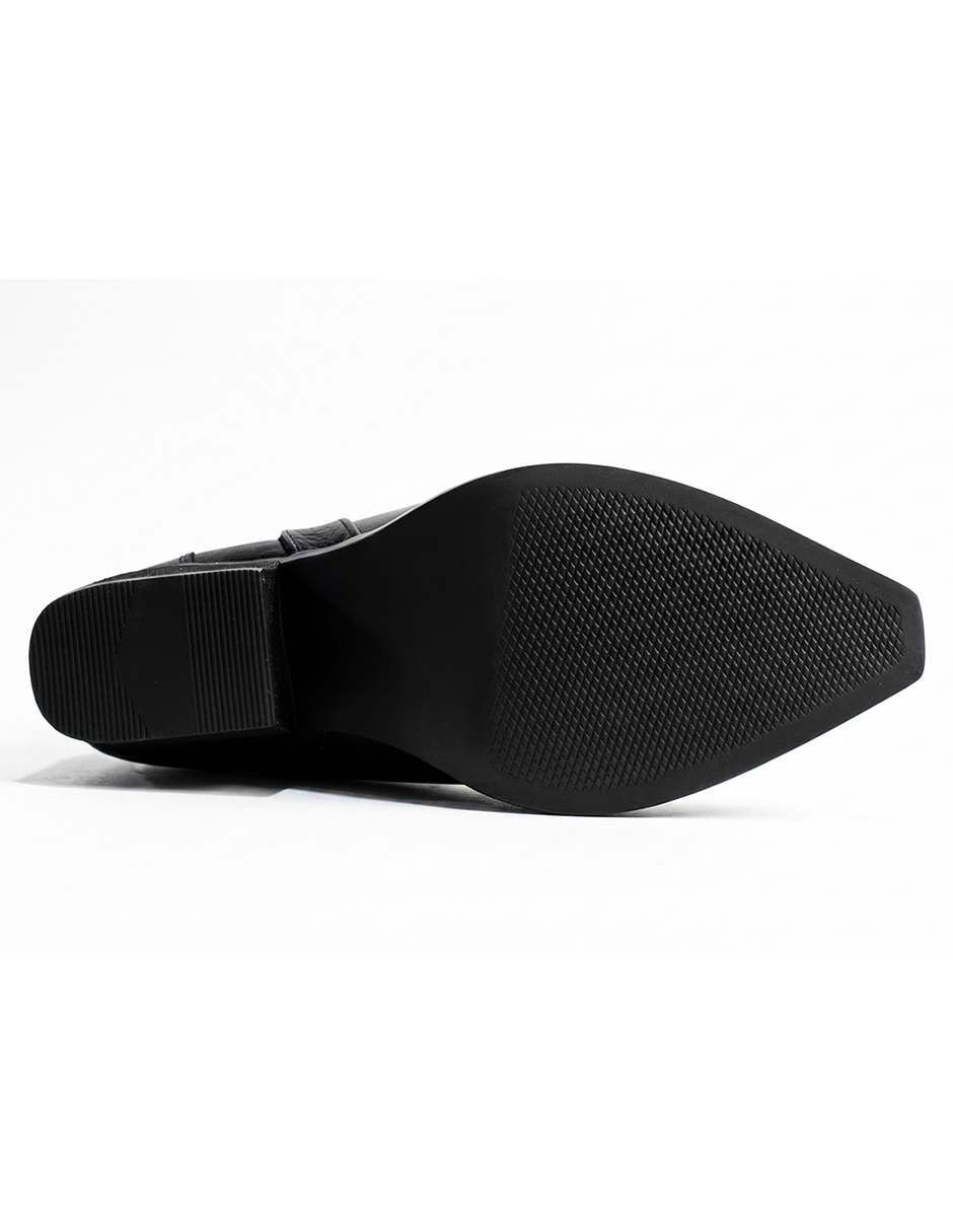 Bota cowboy abajo de la rodilla Kuali Shoes de piel para mujer