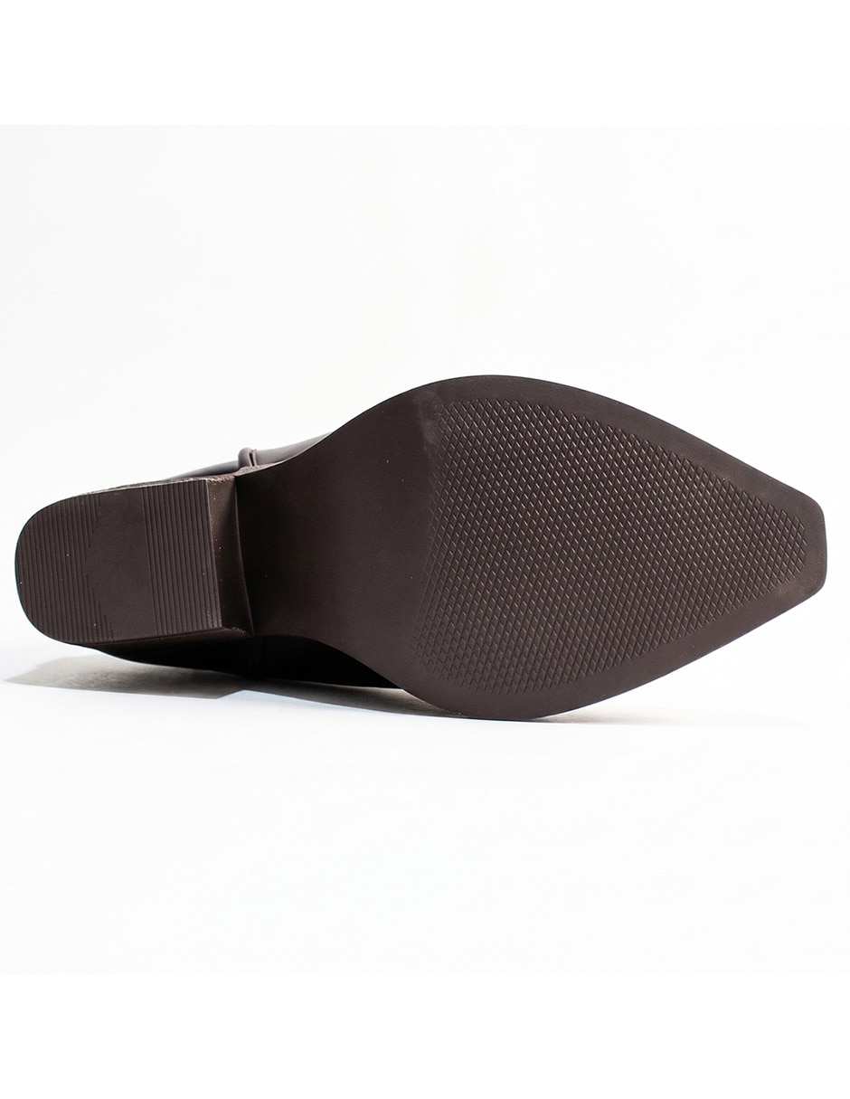 Bota cowboy abajo de la rodilla Kuali Shoes de piel para mujer