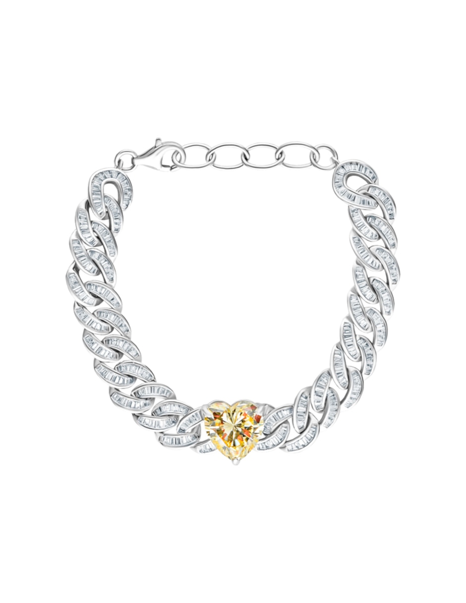 Pulsera Gladkova Joyería de plata P925 con topacio