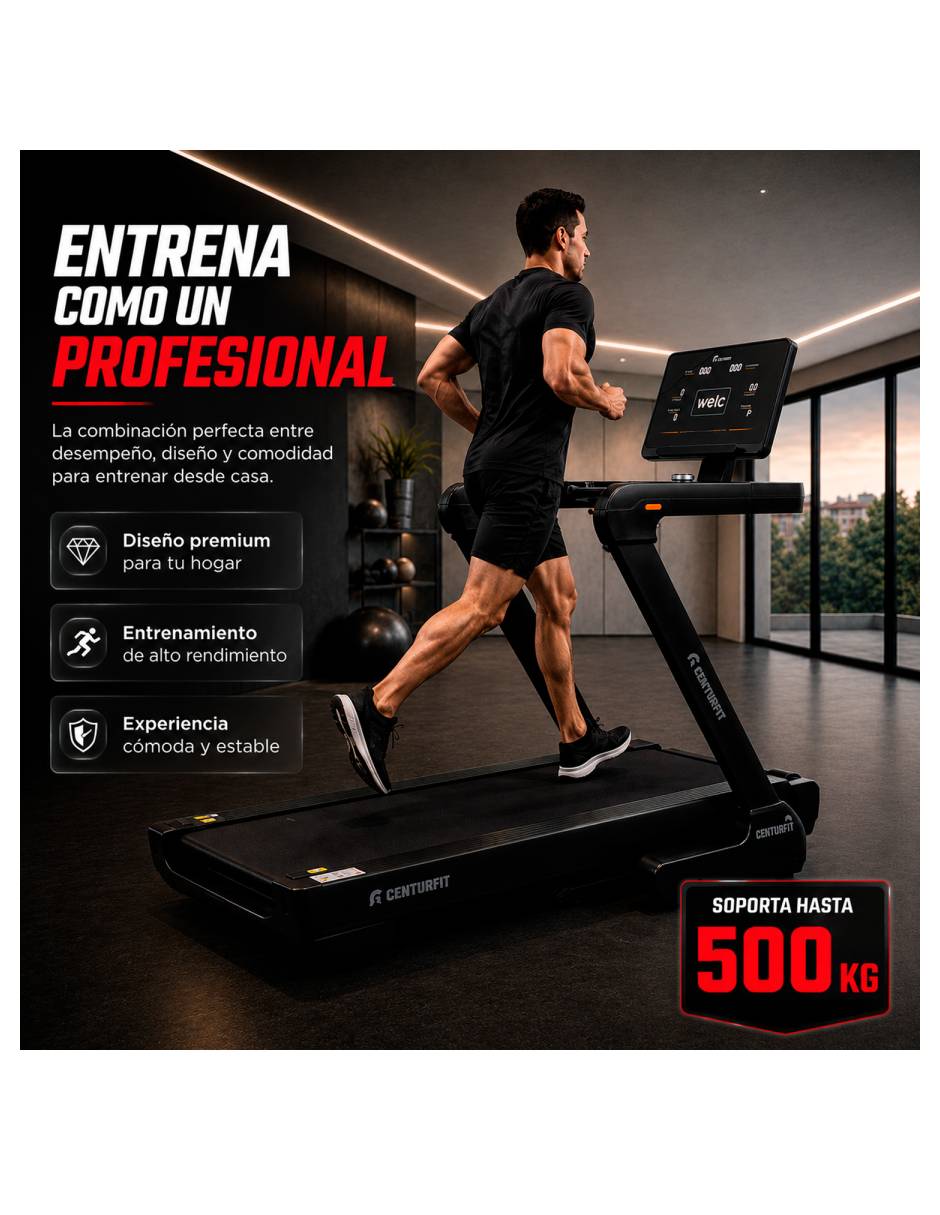 Caminadora profesional plegable 4