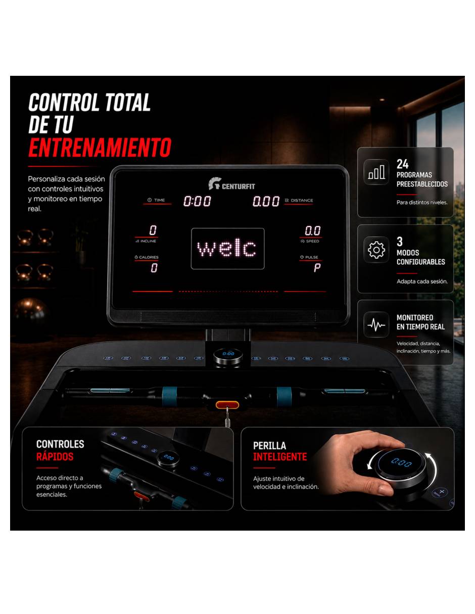 Caminadora profesional plegable 6