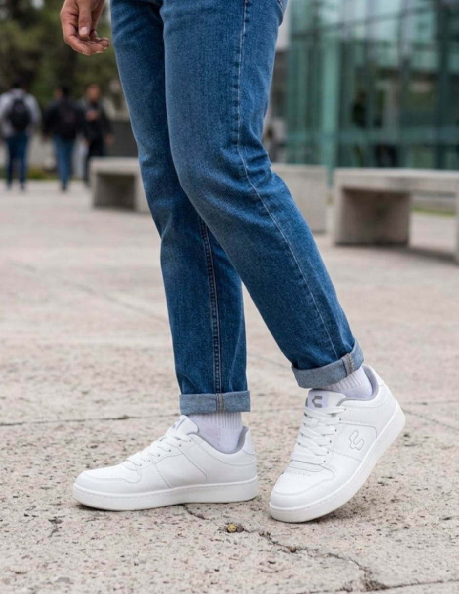 Tenis de piel para hombre 7