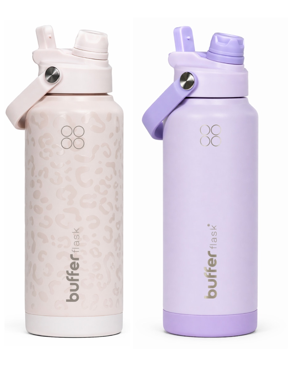 Set termo de acero inoxidable Balandra x2 con tapa doble rosca de 1 L Set termo de acero inoxidable Balandra x2 con tapa doble rosca de 1 L