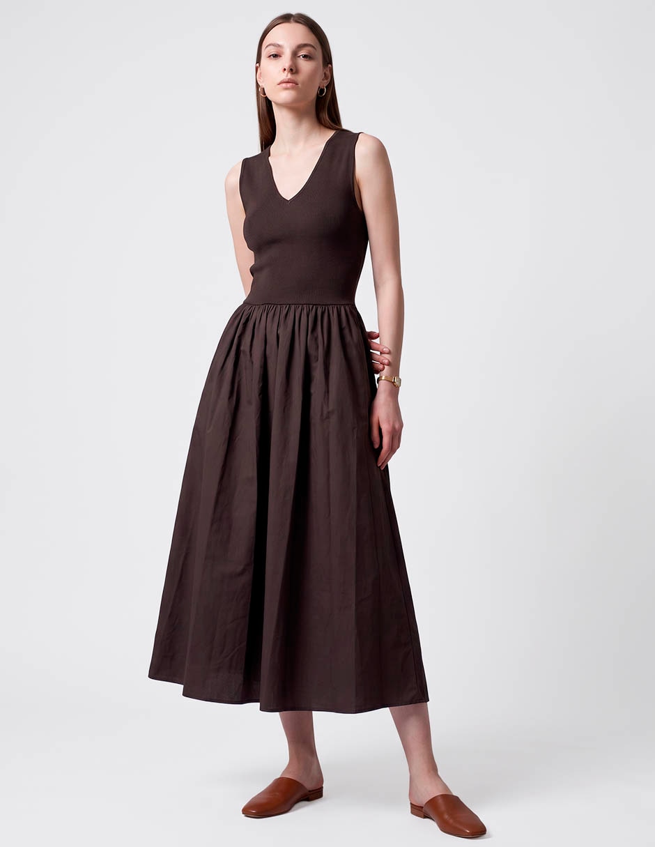 Vestido crop casual para mujer Vestido crop casual para mujer