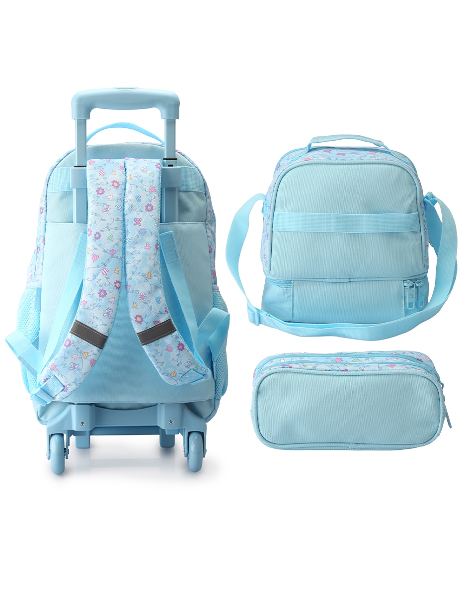 Set mochila escolar animal US Urban para niña