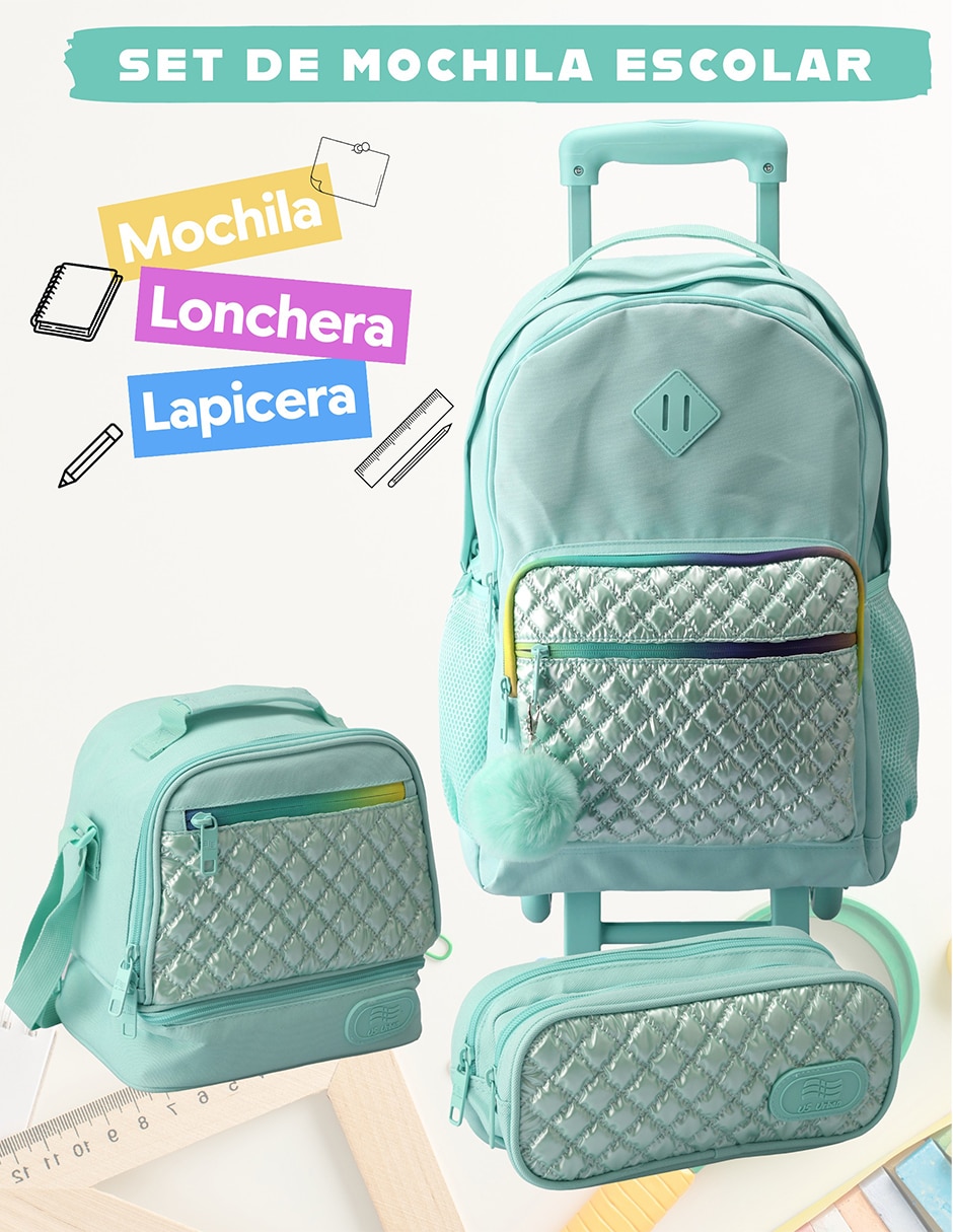 Set mochila escolar US Urban para niña