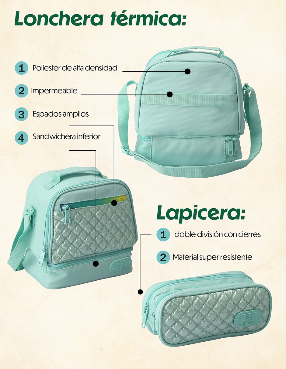 Set mochila escolar US Urban para niña