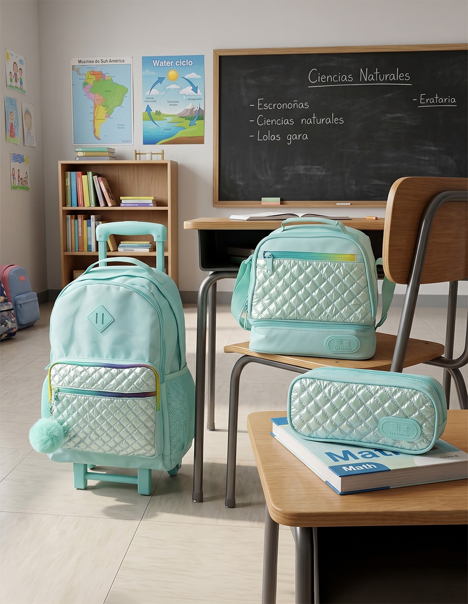 Set mochila escolar US Urban para niña