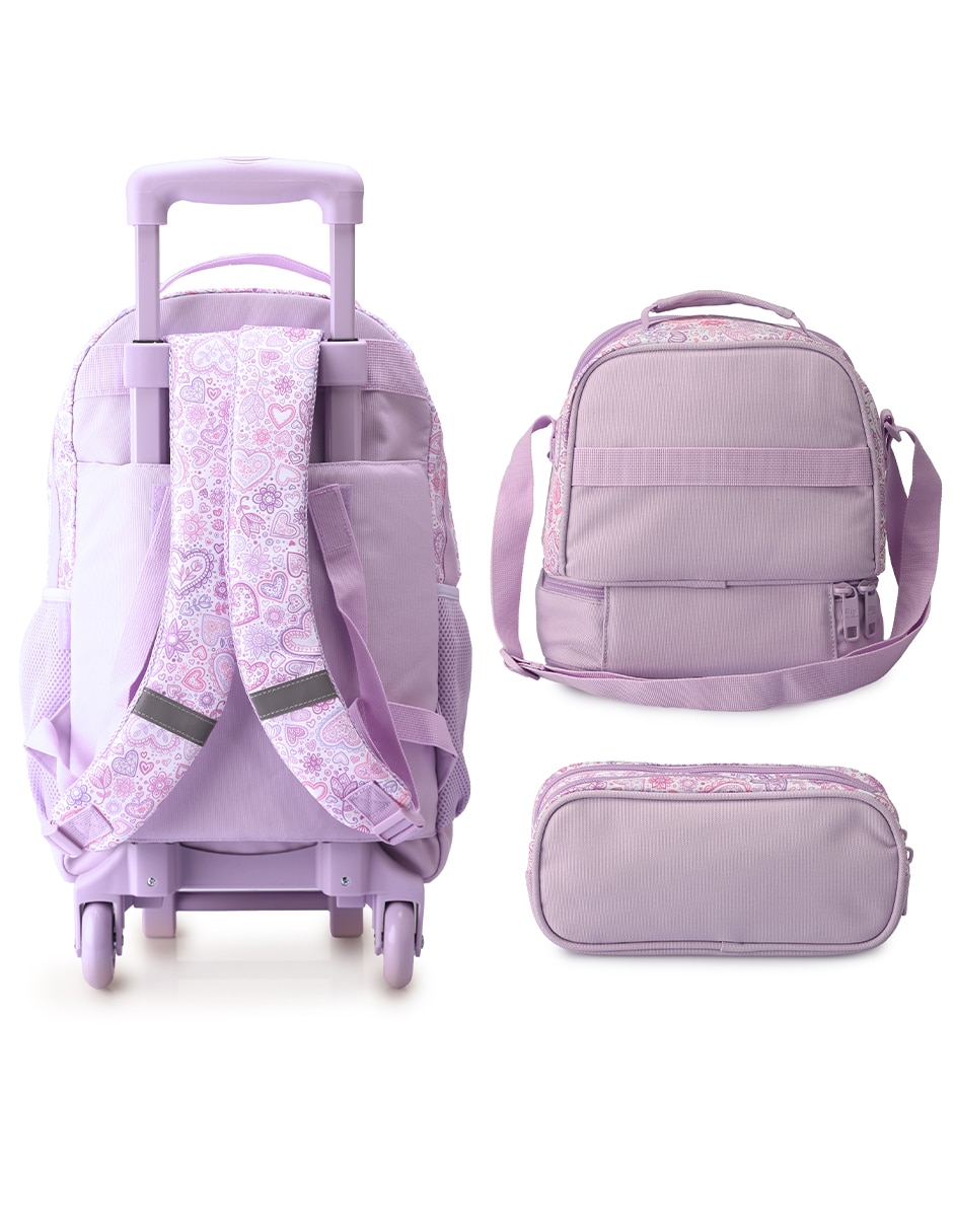 Set mochila escolar animal US Urban para niña
